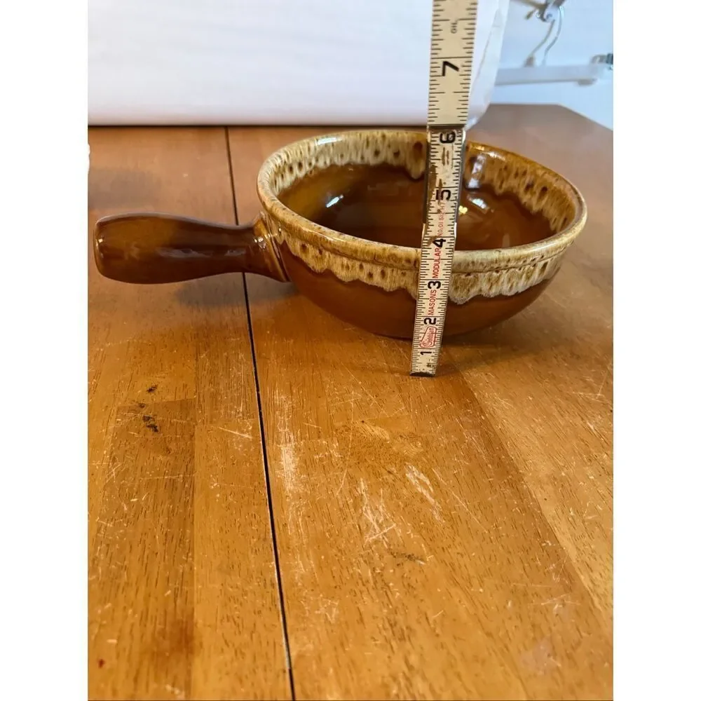 Extra Large French onion soup crock stoneware/ceramic side handle
